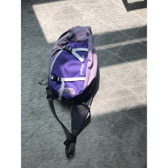 purple sling bag